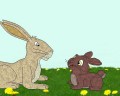 Sorrel, a buck created by me, talks to Pipkin. 