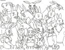 To all those who are wondering, this art is based on the Watership Down fan fiction "Watership Down: The Cross-bearer", the story about a human boy chosen to save El-ahrairah and with a fellowship of the Watership Down rabbits sent to protect him in the land beyond life (it's on fanfiction.net).  The characters are as follows:      Column 1(far left, starting at the top): Dandelion, Bluebell, Silver, Hawkbit      Column 2(middle, starting at the top): Hazel, Bigwig (he's not that hard to spot! =) ), Strawberry, Campion, Holly, Fiver, Justin, Pipkin      Column 3(far right, starting at the top): Acorn, Speedwell (hee hee, I love the comical look he has on his face! =) ), Buckthorn, Blackberry      Once I learn how to effectively use Photoshop, I'll color it and send an updated pic later.  Until then, enjoy! =) RogueFanKC  